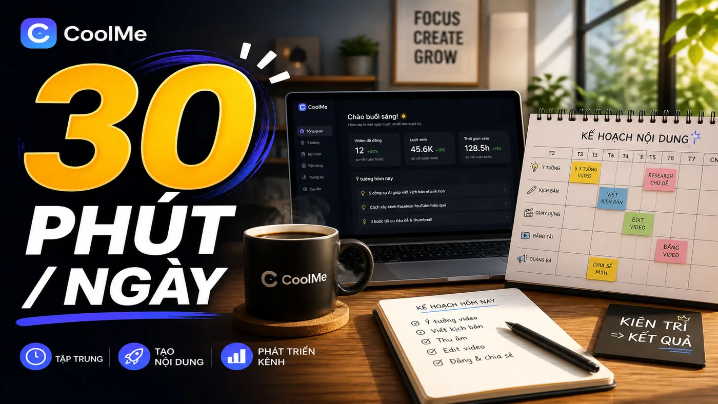 Gen Content AI Rồi Auto Post: Workflow 30 Phút/Ngày