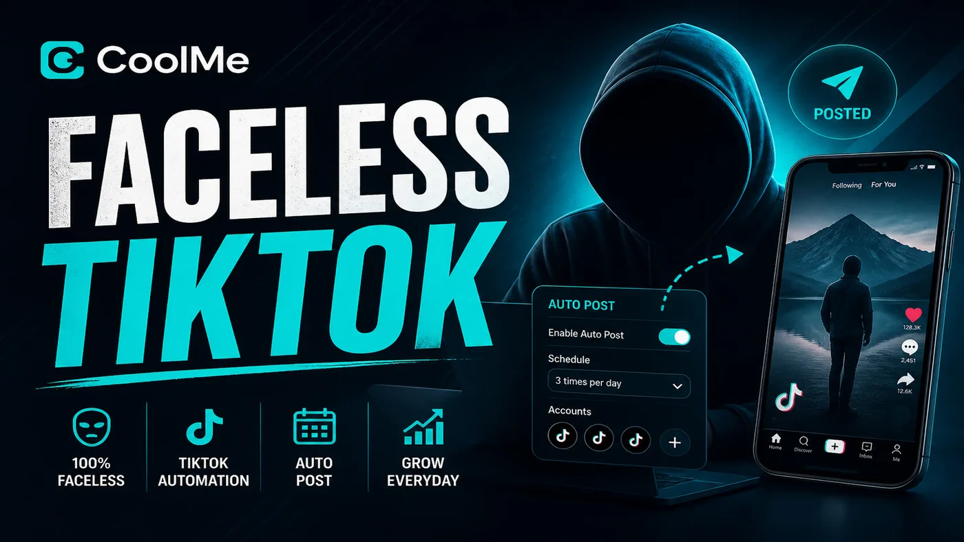 Kênh Faceless TikTok/YouTube + Auto Post
