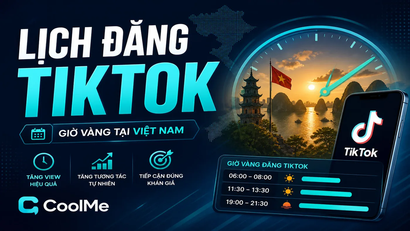 Lịch / Hẹn Giờ Đăng TikTok (Khung Giờ VN)