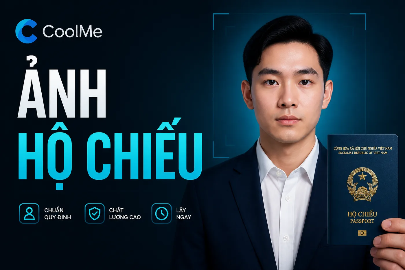 Ảnh Hộ Chiếu & Thị Thực: Size Chuẩn, Nền, Biểu Cảm