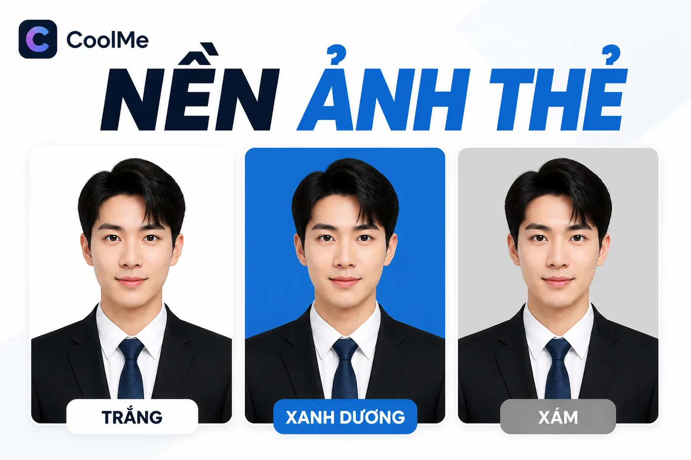 Nền Ảnh Thẻ: Trắng, Xanh, Xám — Chọn Màu Nào Cho Đúng Hồ Sơ