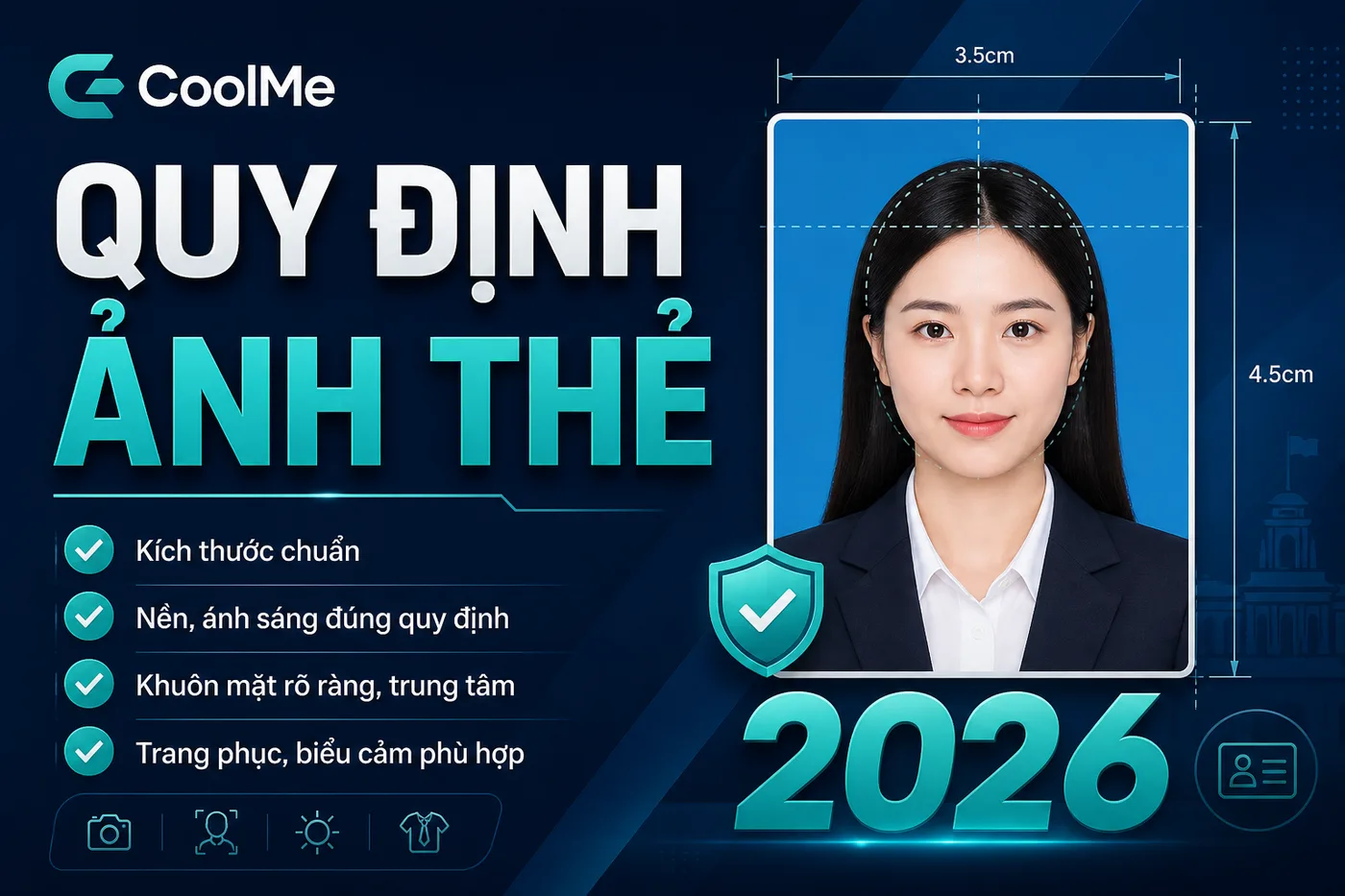 Quy Định Ảnh Thẻ Việt Nam 2026: CCCD, Hộ Chiếu, Hồ Sơ