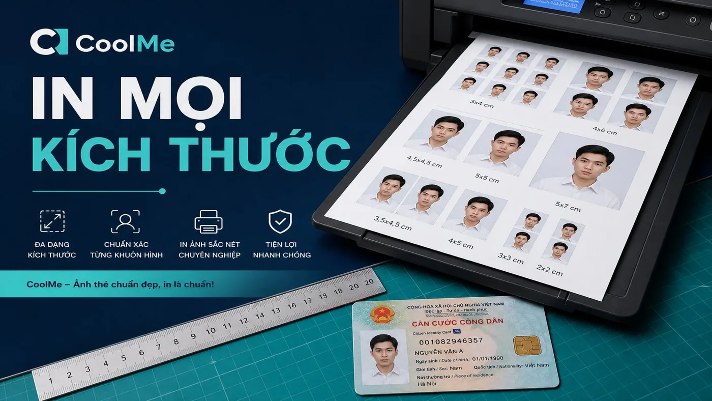 Hướng dẫn in ảnh thẻ chuẩn mọi kích thước