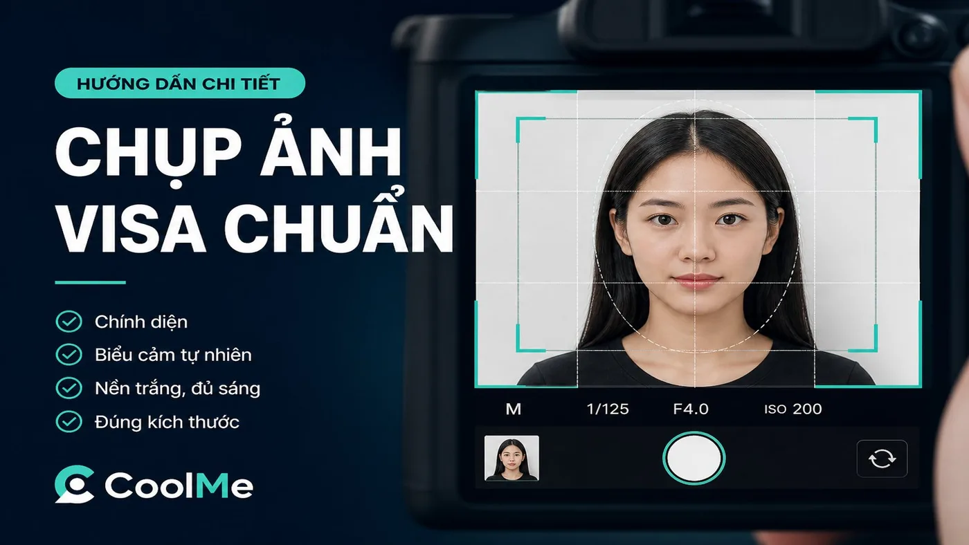 Cách chụp ảnh visa Mỹ đúng quy định kỹ thuật