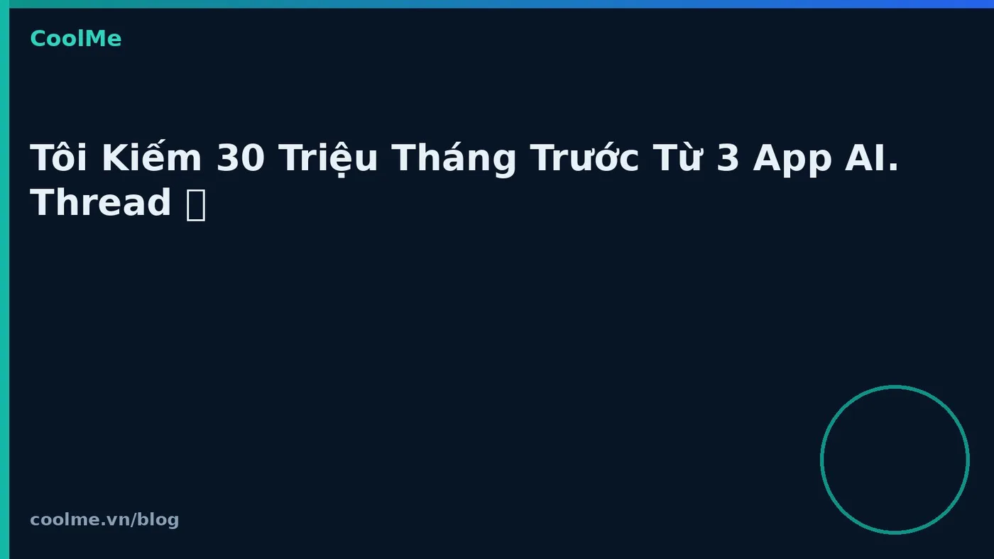 Ba app AI dùng để hỗ trợ thu nhập: trải nghiệm thực tế