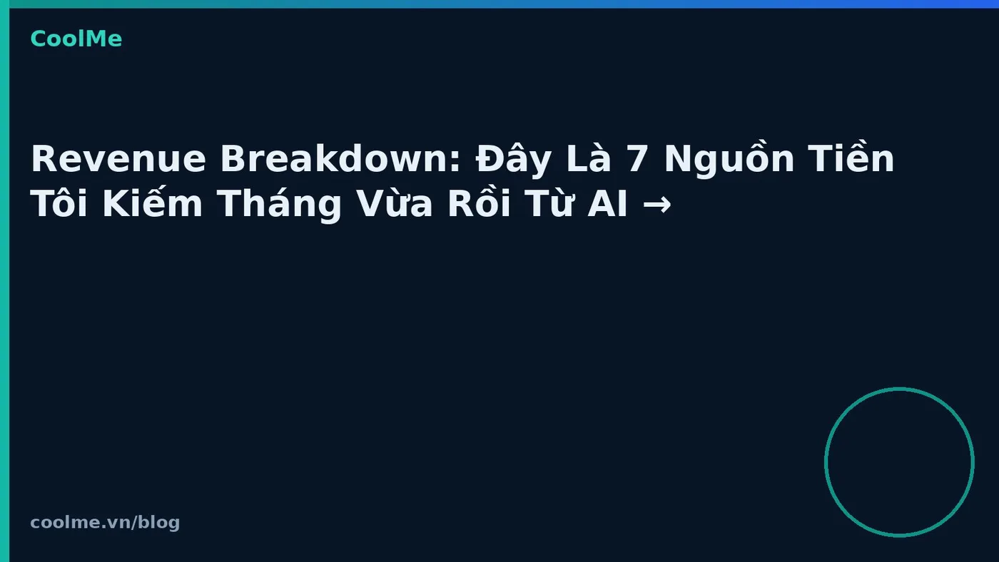 Bảy nguồn thu từ AI: cách phân bổ và theo dõi
