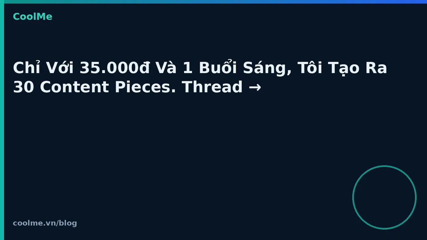 Tạo nhiều nội dung AI với ngân sách nhỏ trong một buổi