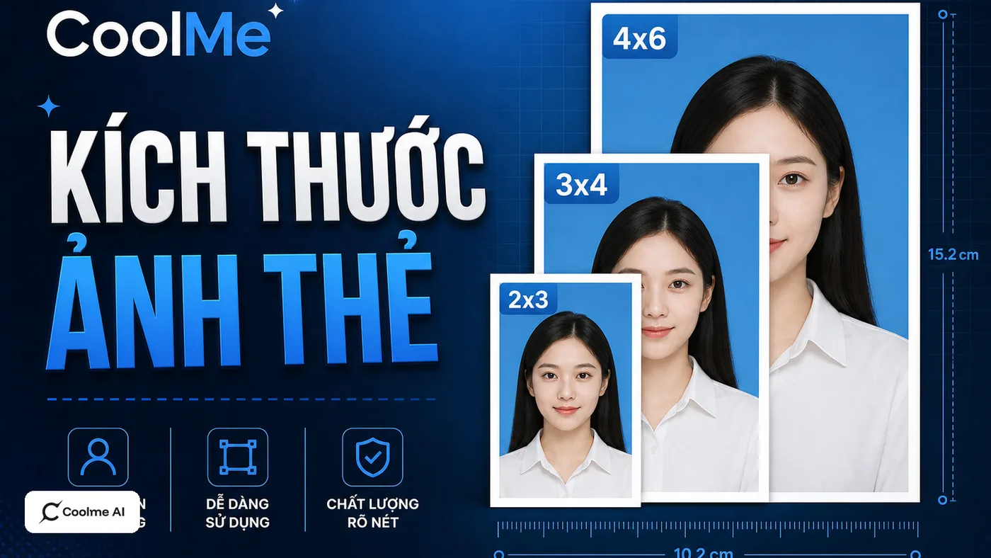 Kích thước ảnh thẻ chuẩn 2x3, 3x4, 4x6, 6x9, 9x12