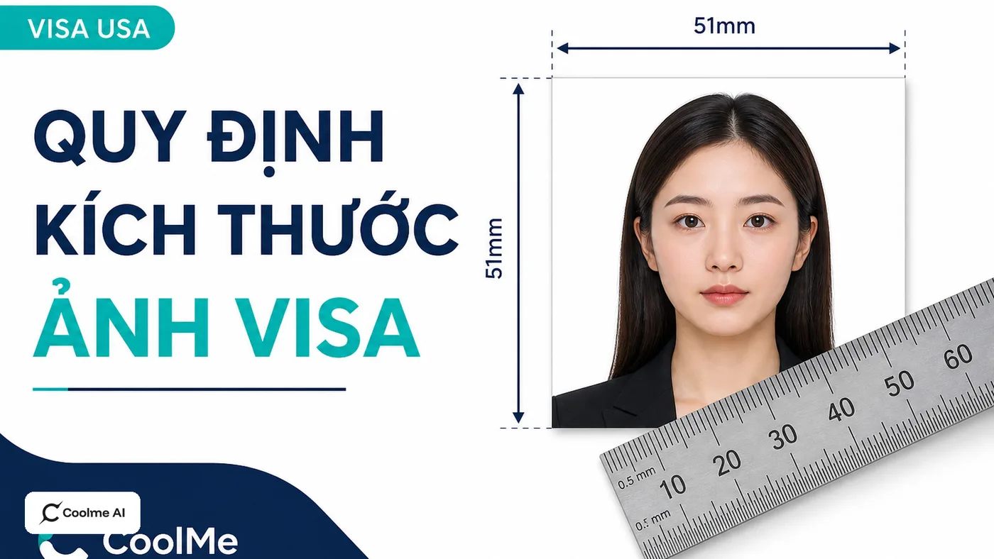Quy định chụp ảnh visa Mỹ: kích thước và yêu cầu kỹ thuật