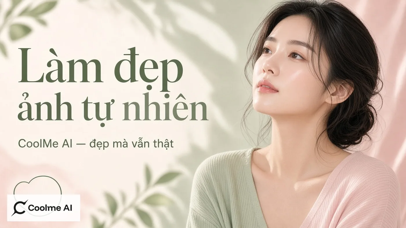 Top app làm đẹp ảnh tự nhiên: CoolMe AI và mẹo chỉnh nhẹ