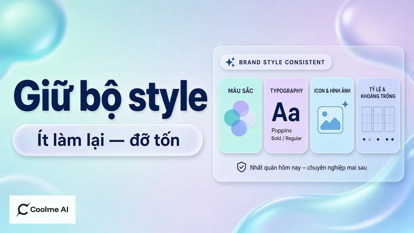Tránh đội chi phí khi đổi style liên tục: giữ bộ style CoolMe
