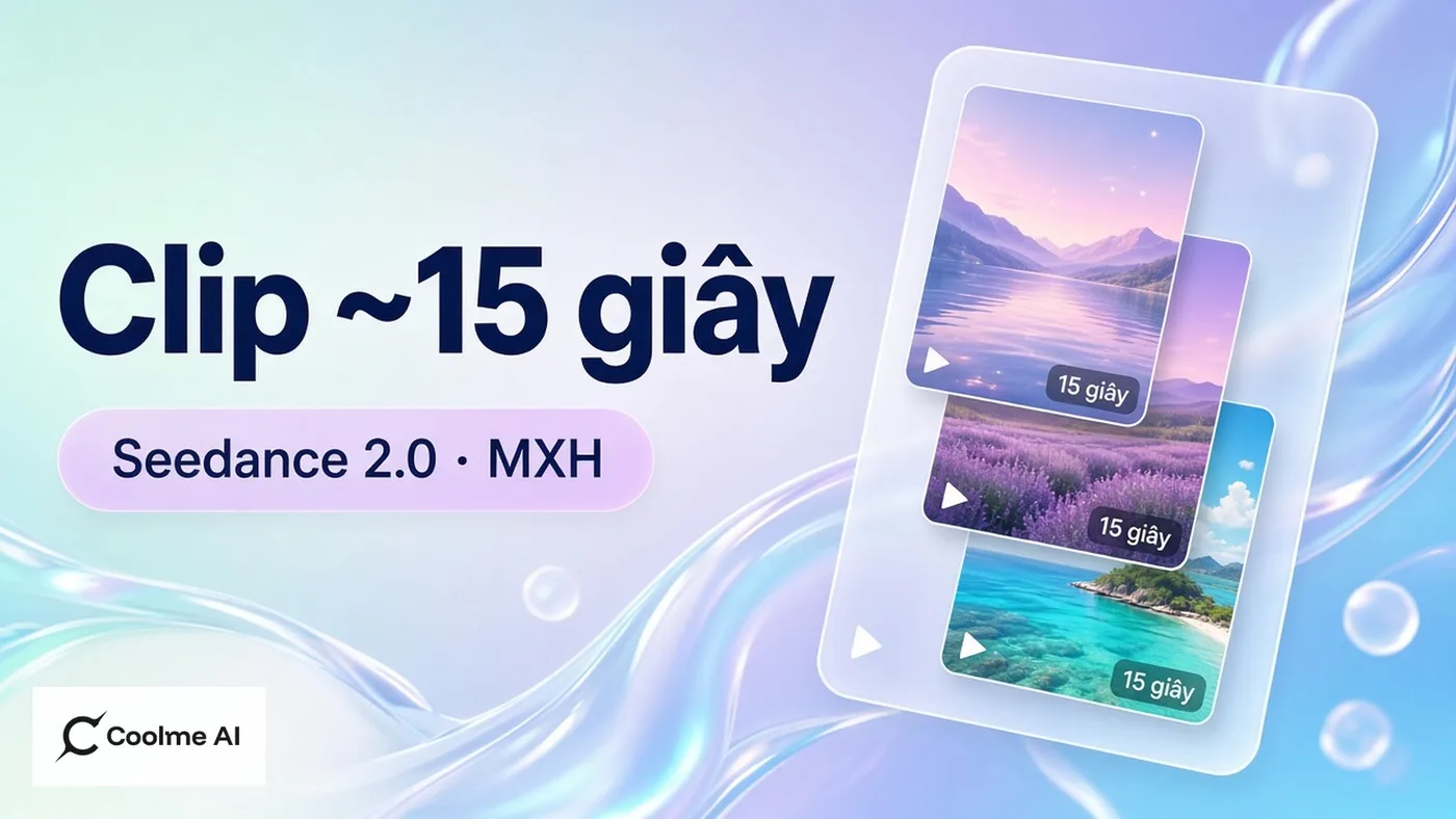 Seedance 2.0 clip khoảng 15 giây: đủ dài cho hook mạng xã hội