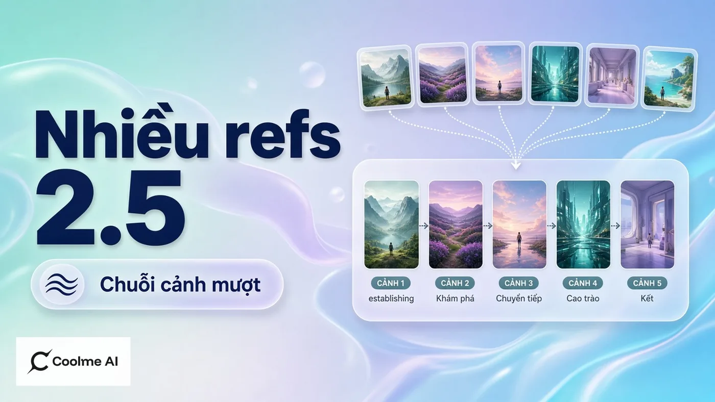 Seedance 2.5 nhiều refs hơn: giữ nhất quán chuỗi cảnh sản phẩm