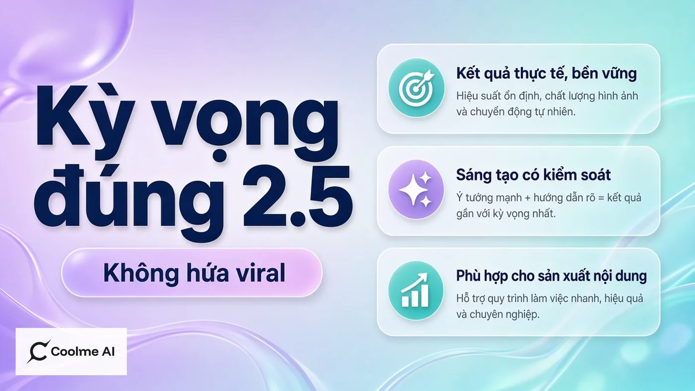 Kỳ vọng đúng về Seedance 2.5: công cụ clip, không hứa viral
