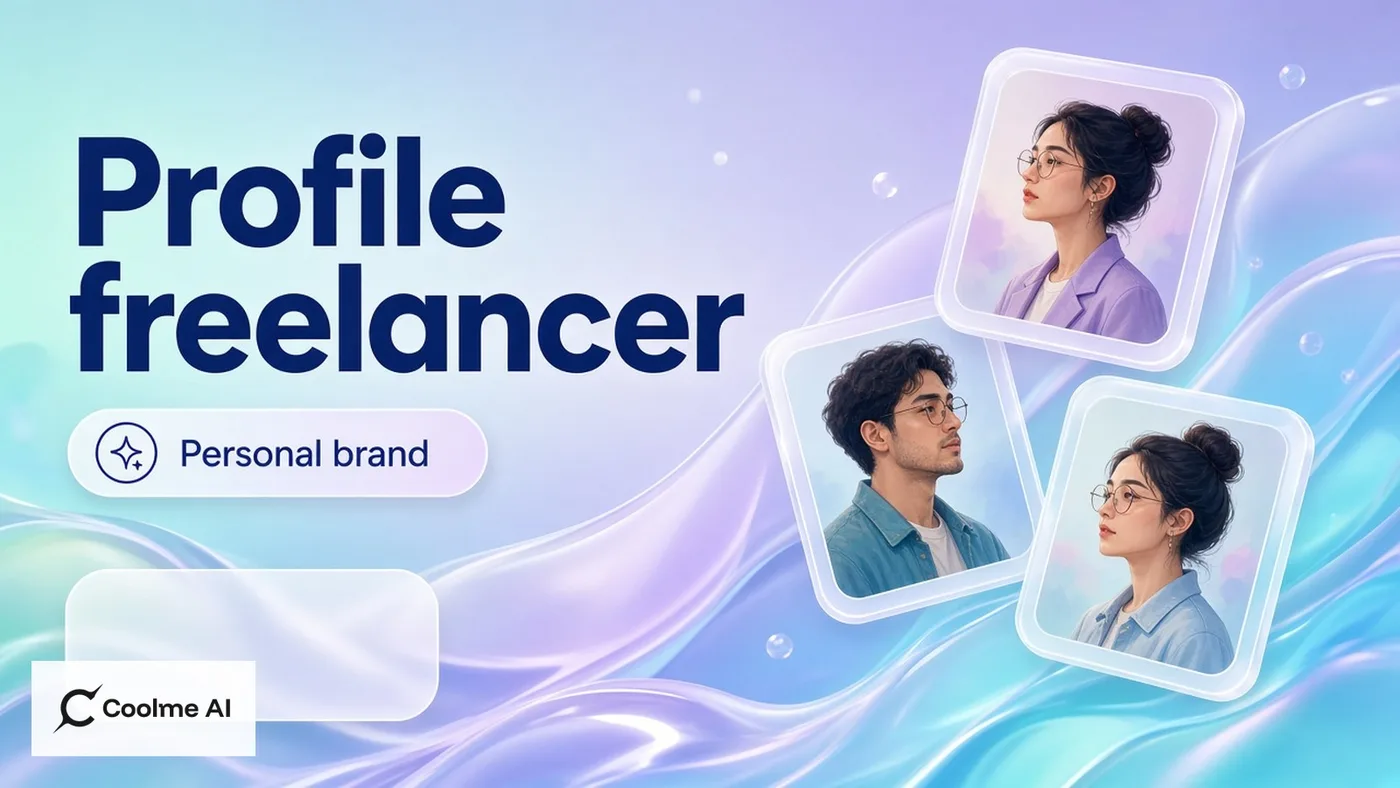 Ảnh profile cho freelancer và personal brand với CoolMe AI