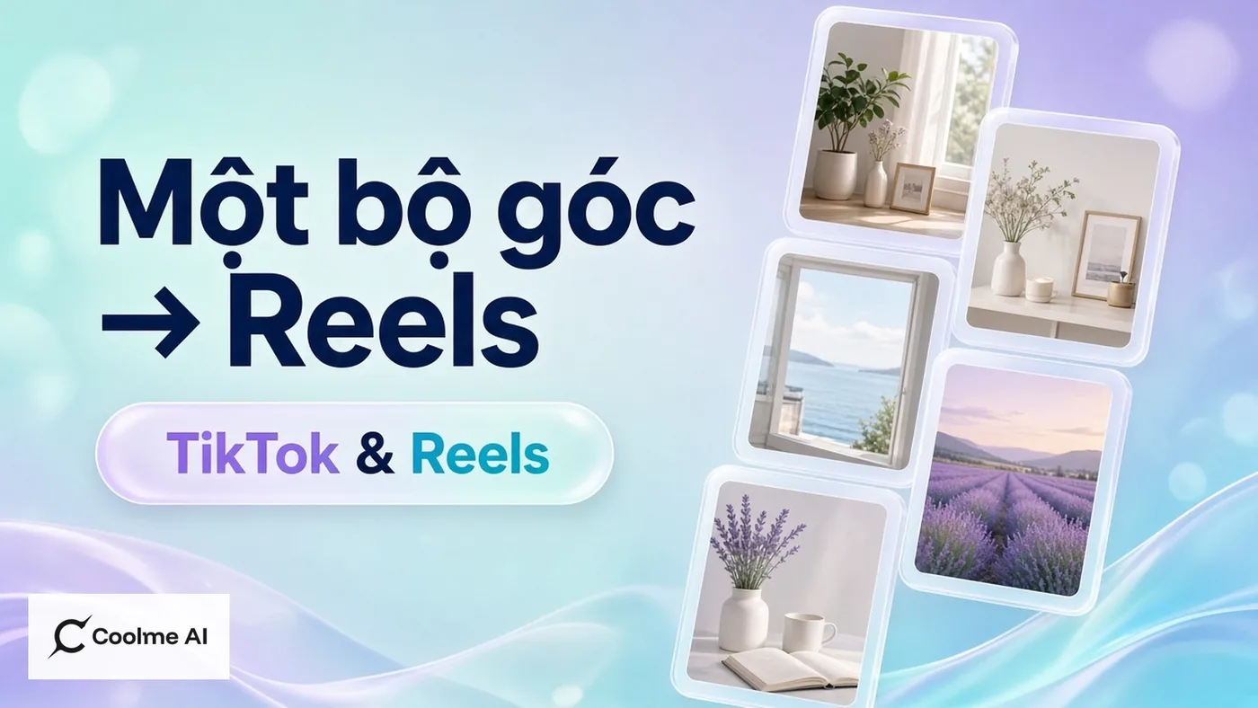 Ảnh trend cho TikTok và Reels từ một bộ gốc trên CoolMe