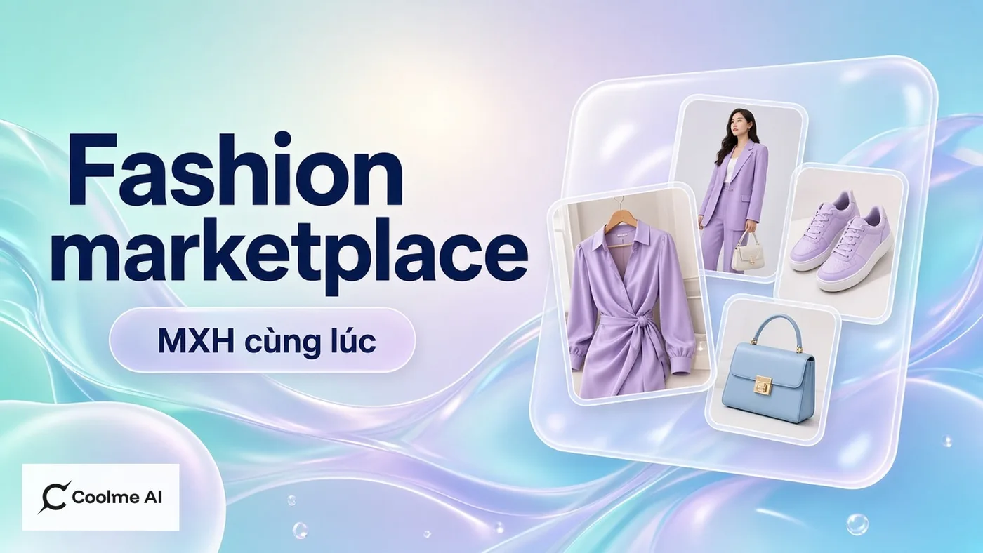 Ảnh fashion cho marketplace và MXH cùng lúc với CoolMe