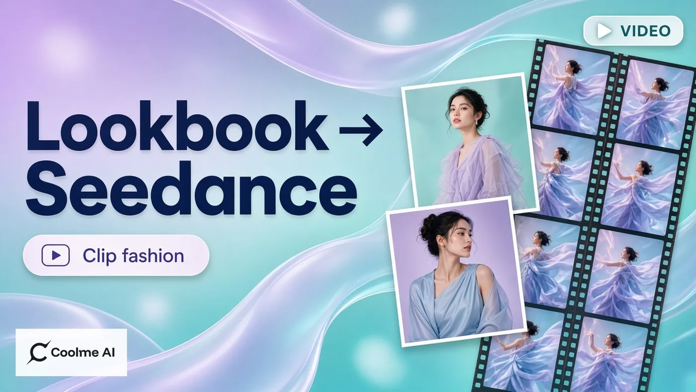 Từ lookbook tĩnh sang clip fashion với Seedance trên CoolMe