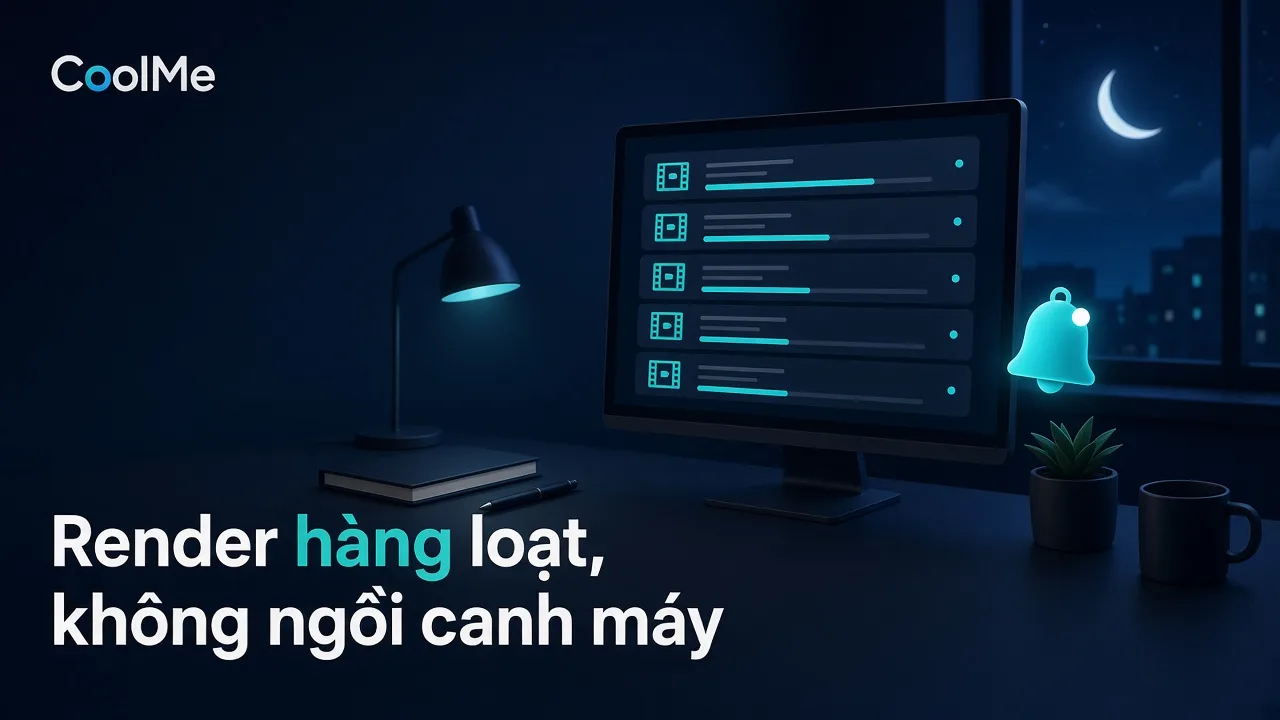 Cách render hàng loạt video trong Premiere mà không phải ngồi canh máy