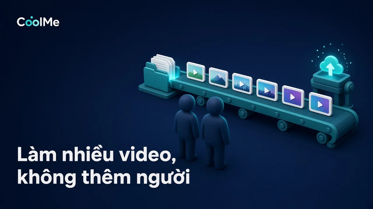 Cách sản xuất video marketing số lượng lớn mà không phải tuyển thêm người
