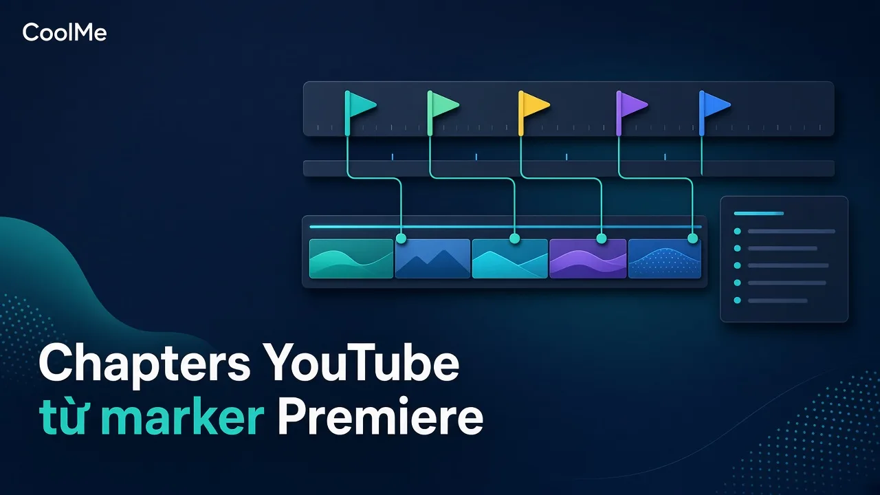 Cách đánh dấu chapters YouTube bằng marker trong Premiere để dán nhanh vào mô tả