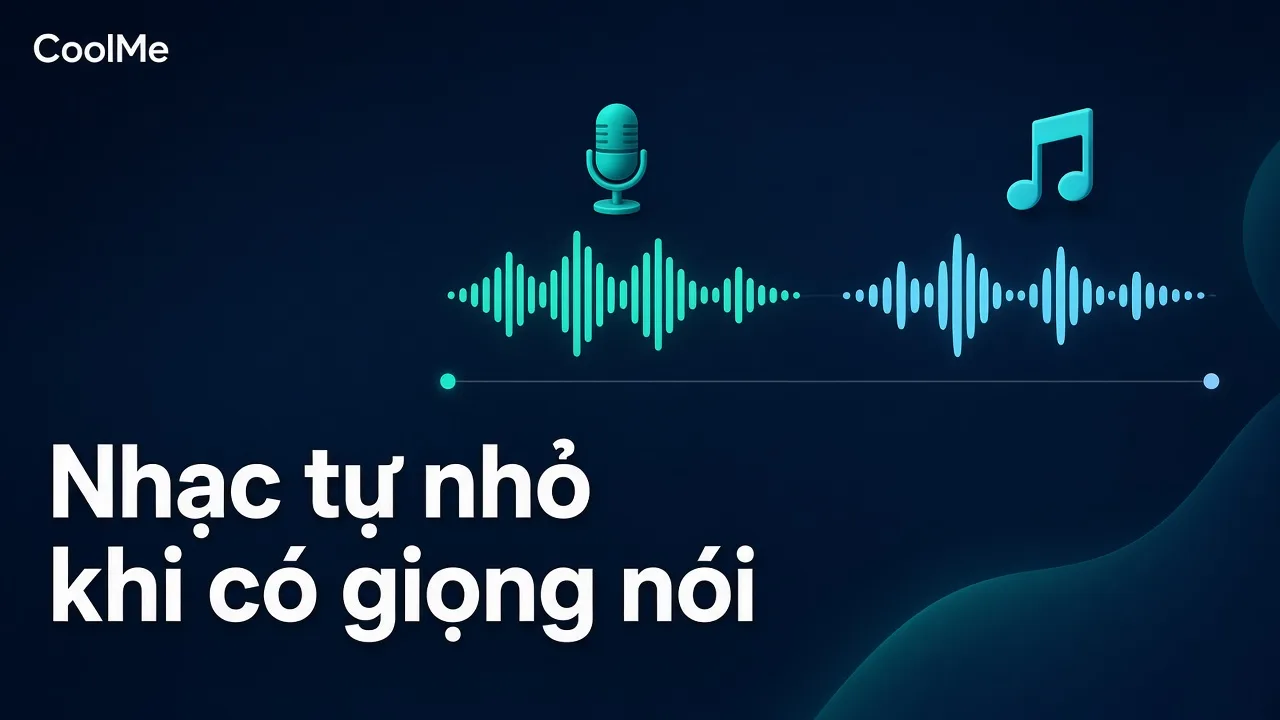 Cách tự giảm nhạc nền khi có giọng nói (audio ducking) trong Premiere
