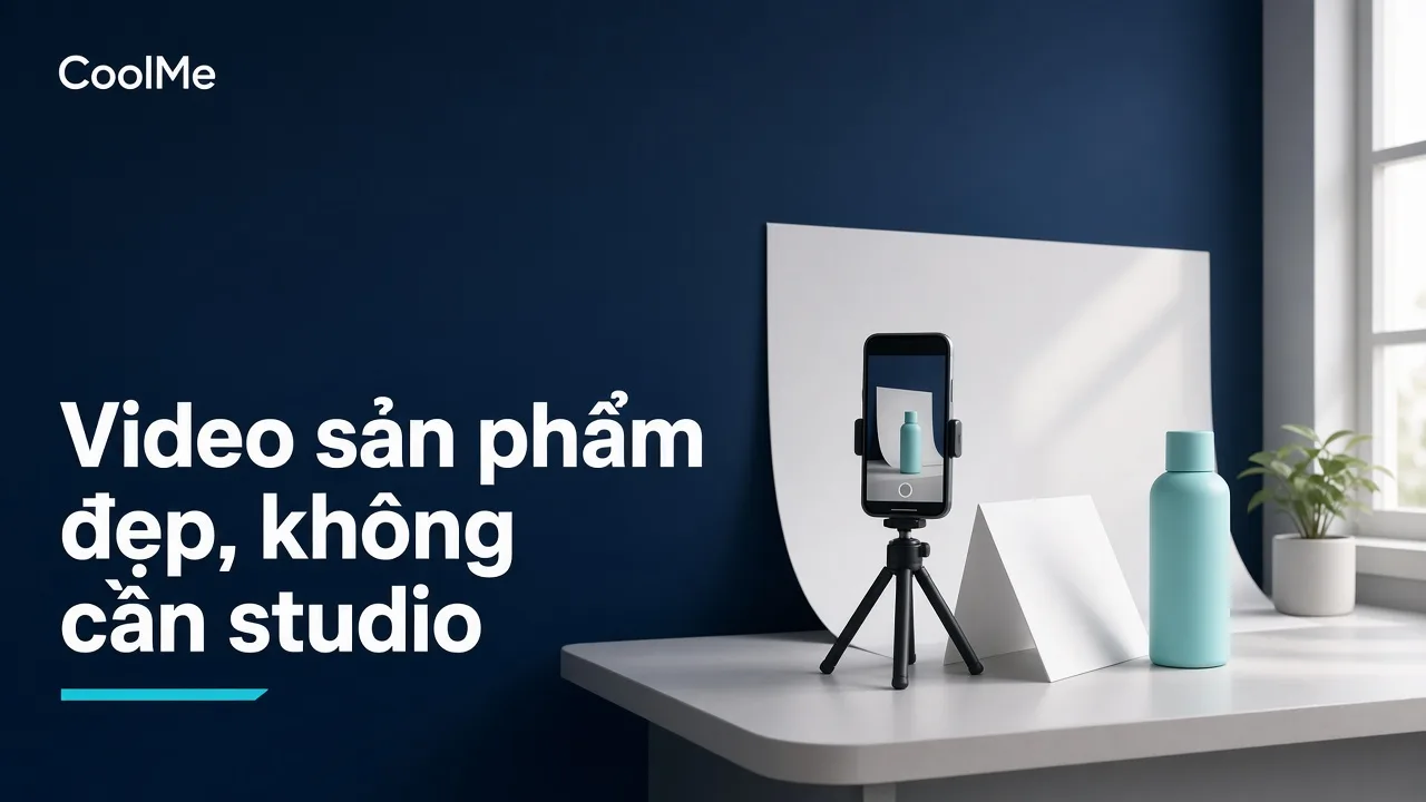 Ảnh sản phẩm xấu: cách làm video review đẹp mà không thuê studio