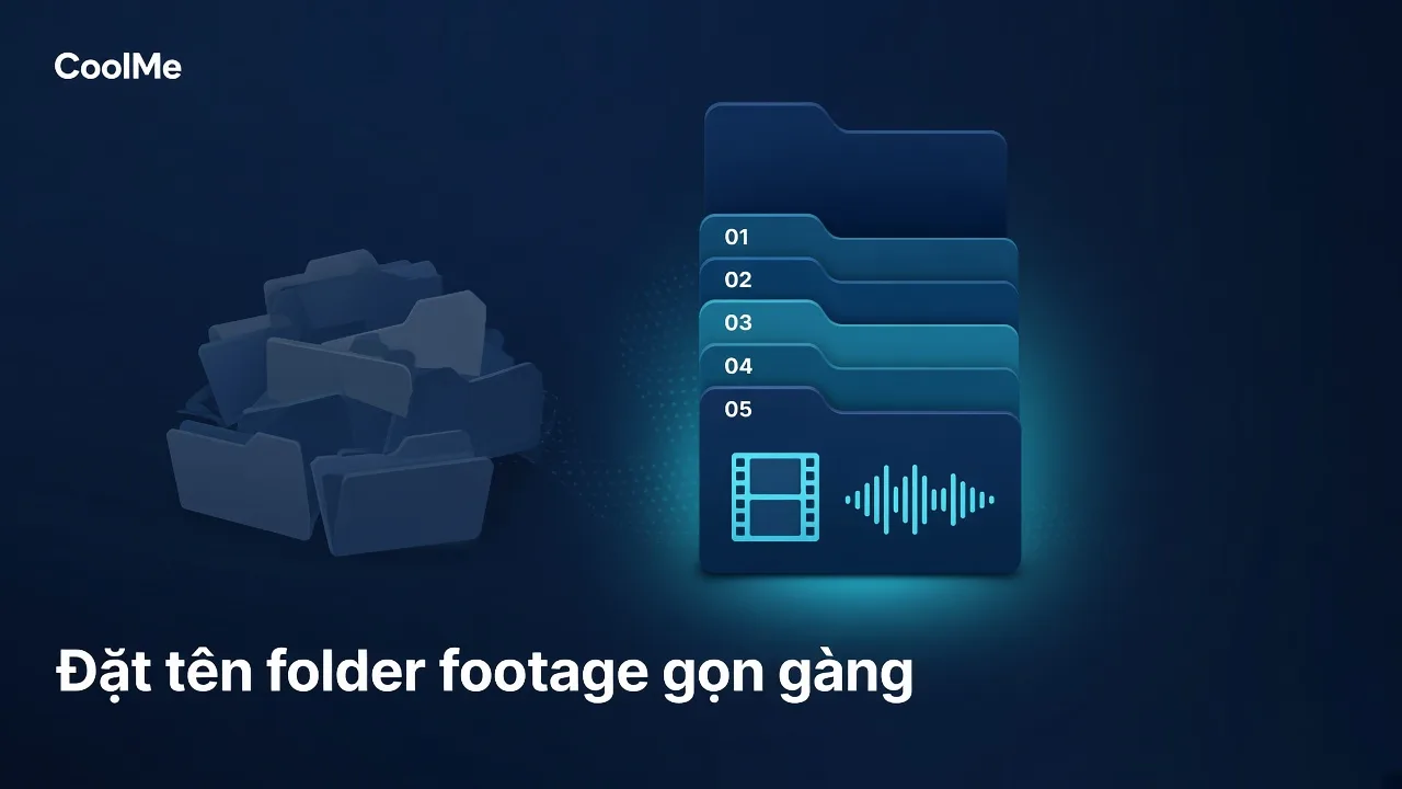 Cách đặt tên folder footage và project để không bị loạn khi làm nhiều video