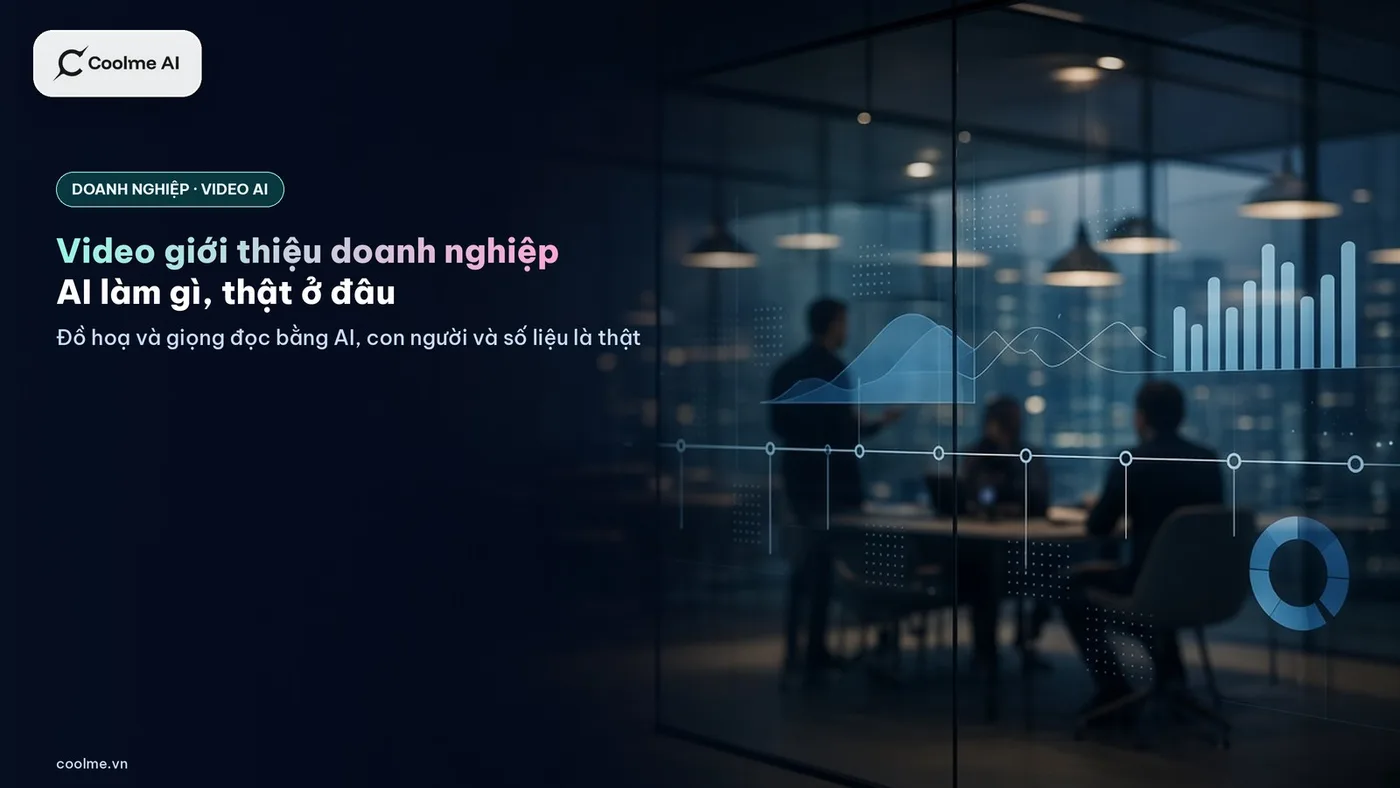 Video giới thiệu doanh nghiệp bằng AI: phần nào AI làm được, phần nào phải là hình ảnh thật