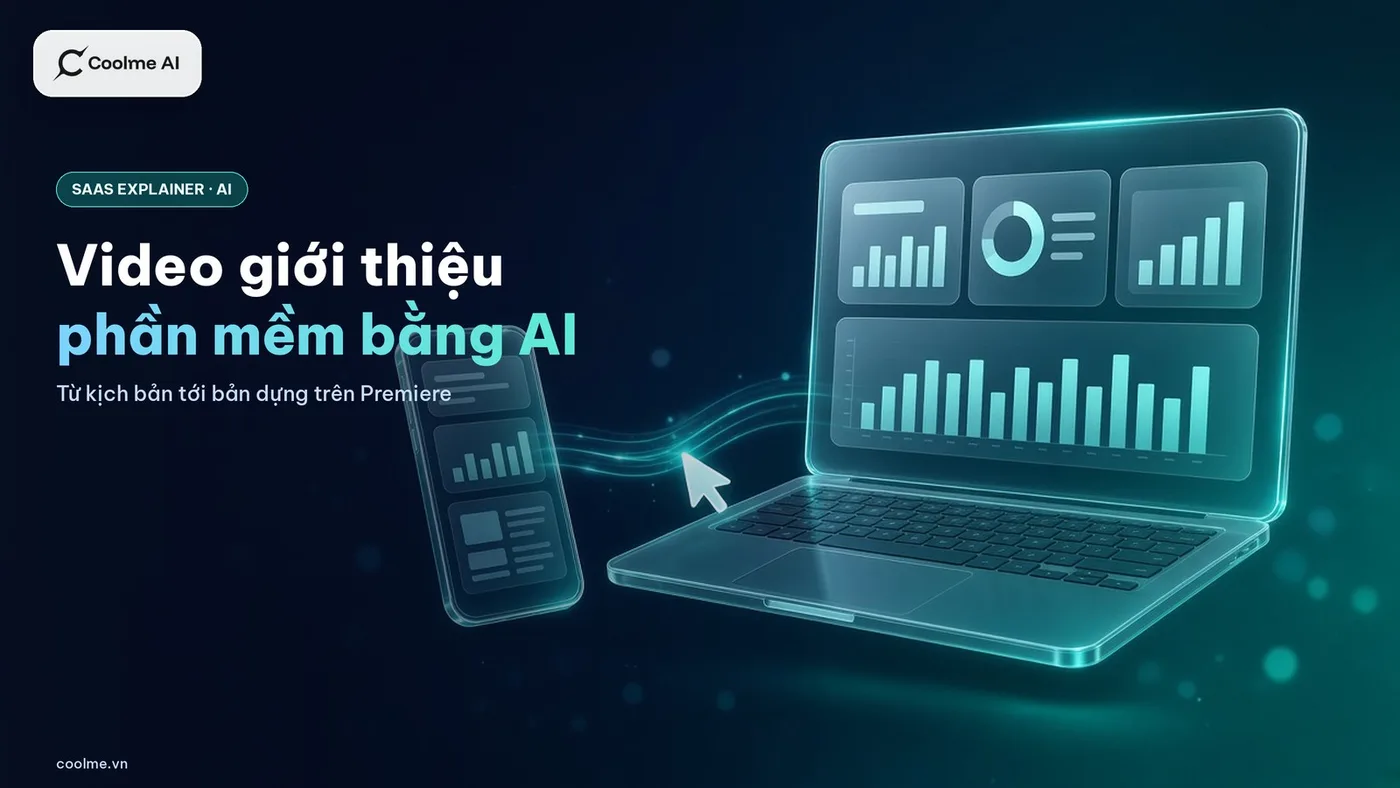 Làm video giới thiệu phần mềm, app bằng AI: quy trình từ kịch bản tới bản dựng trên Premiere
