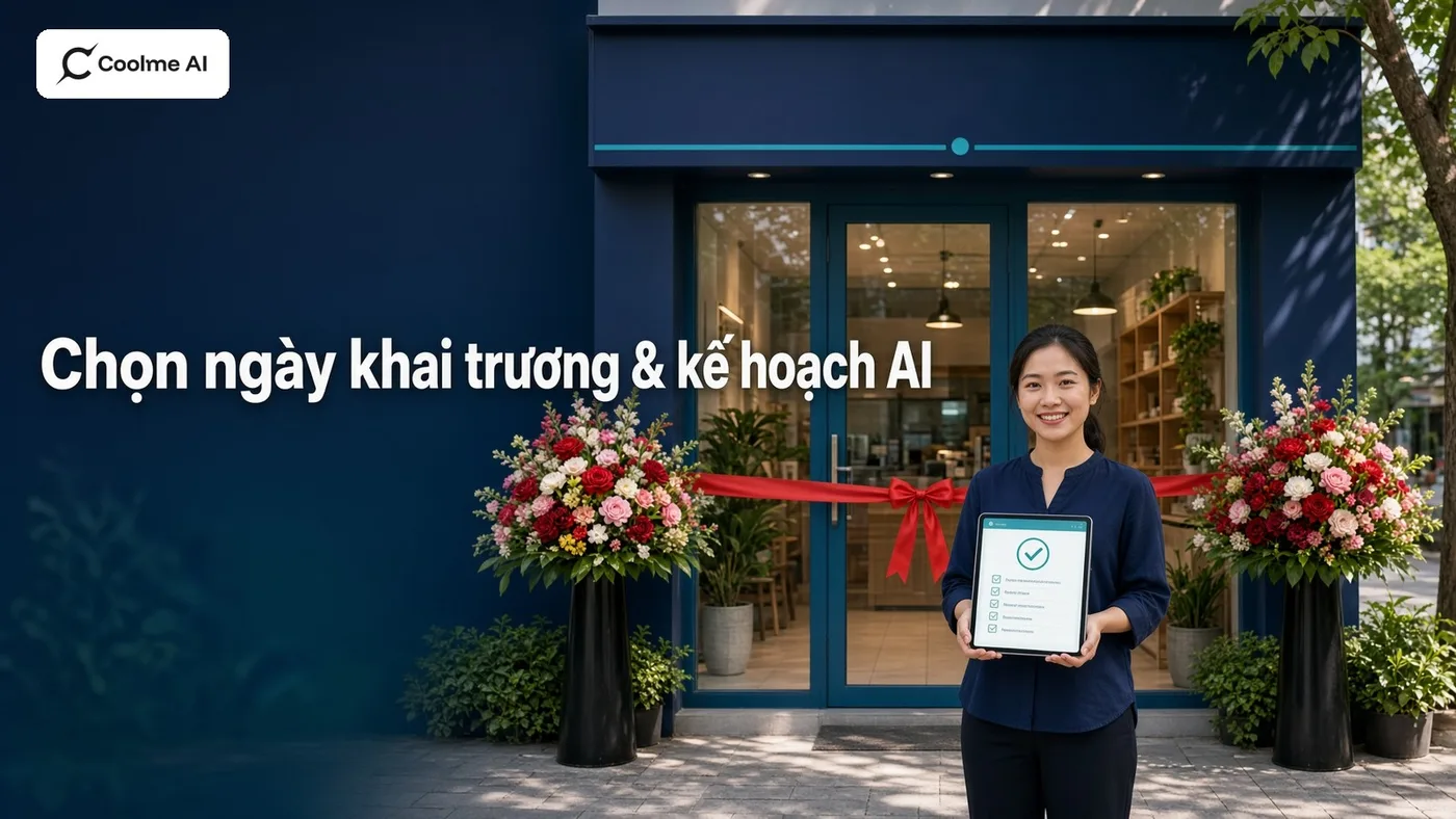 Chọn ngày khai trương, ra mắt sản phẩm và lập kế hoạch truyền thông bằng AI