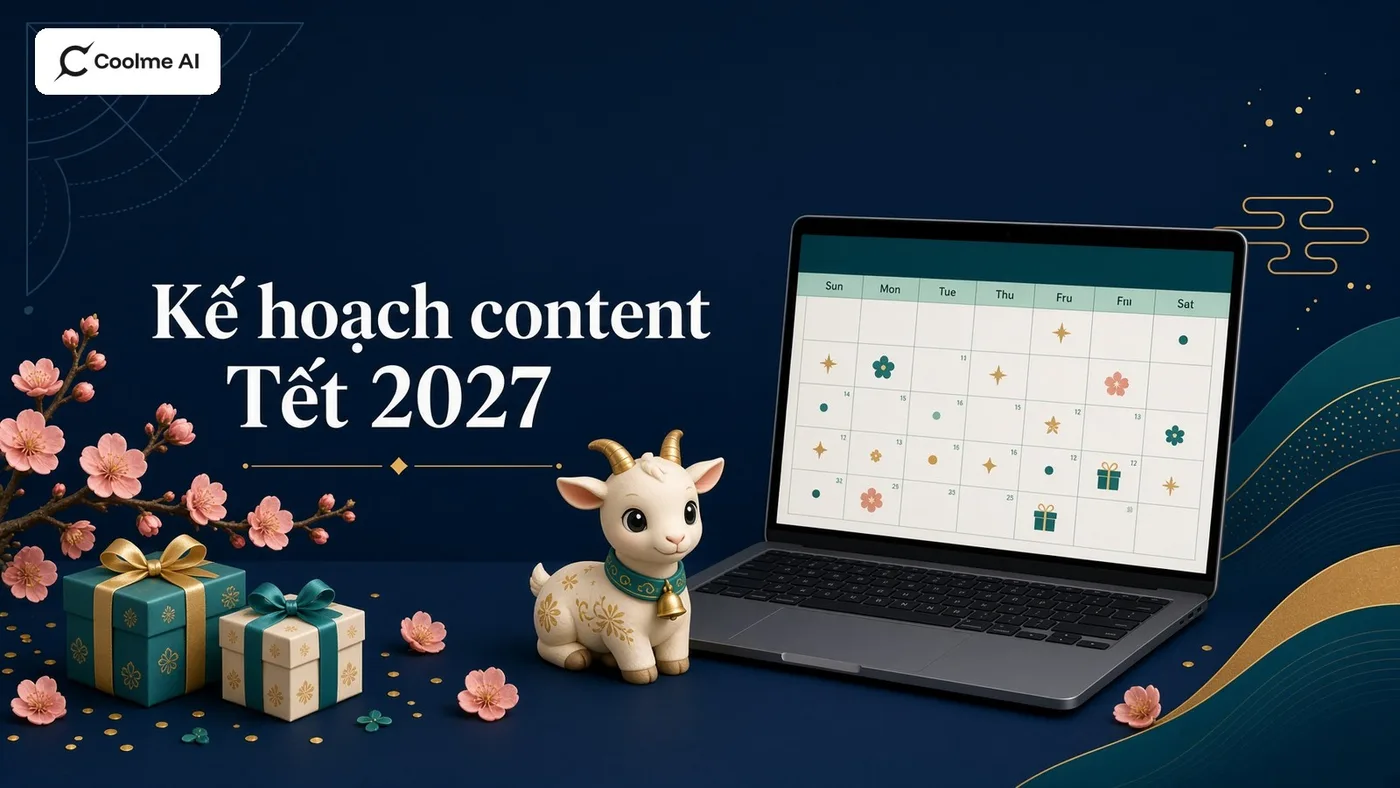 Kế hoạch content Tết Đinh Mùi 2027 cho shop online: mốc ngày và cách dùng AI