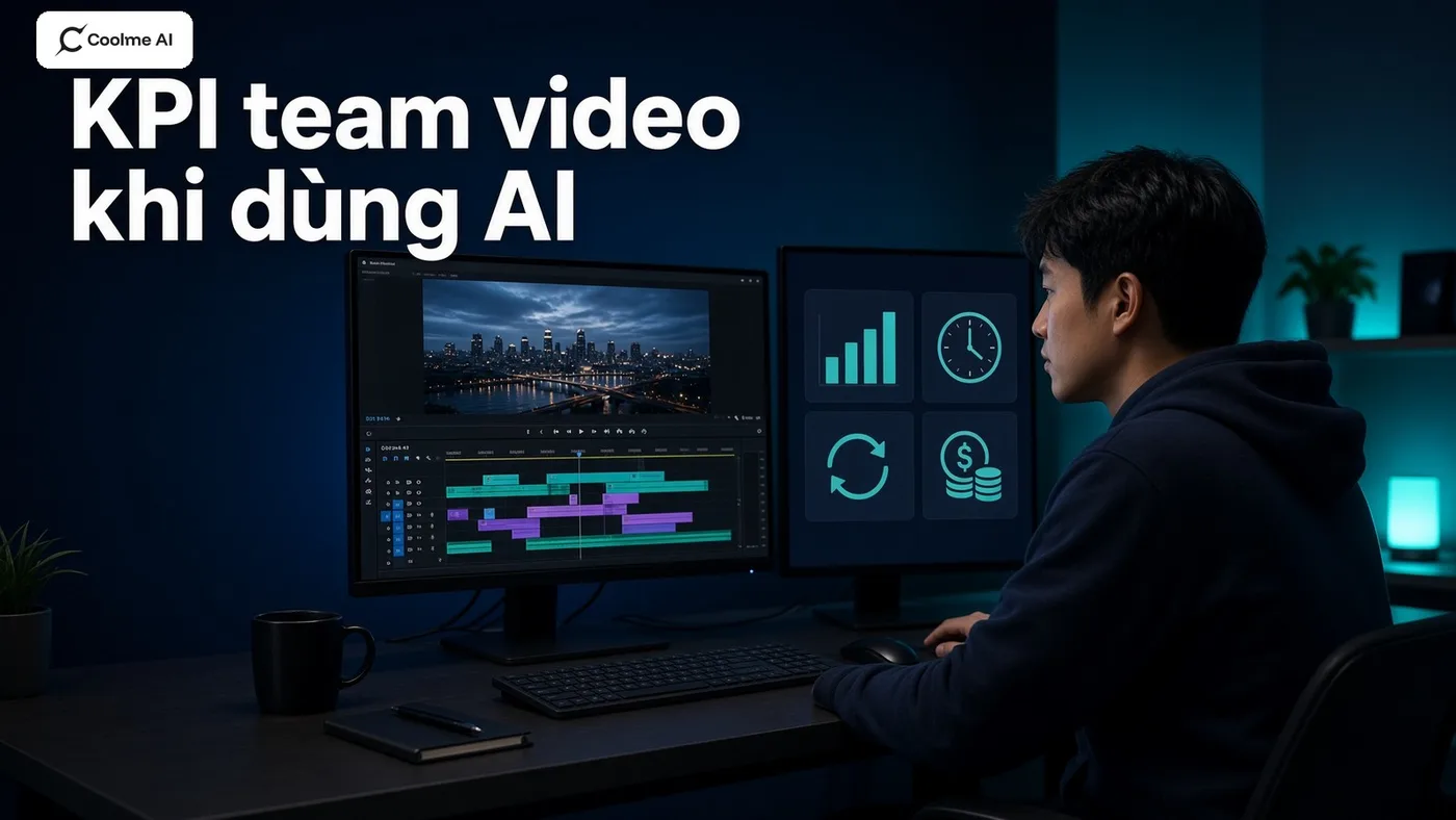 KPI cho team video khi đưa AI vào sản xuất: đo gì để biết có hiệu quả