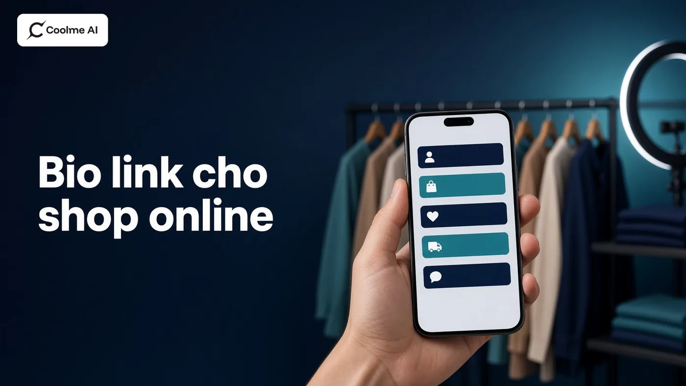 Bio link cho shop online: sắp xếp link bán hàng trên TikTok, Instagram để khách mua nhanh hơn