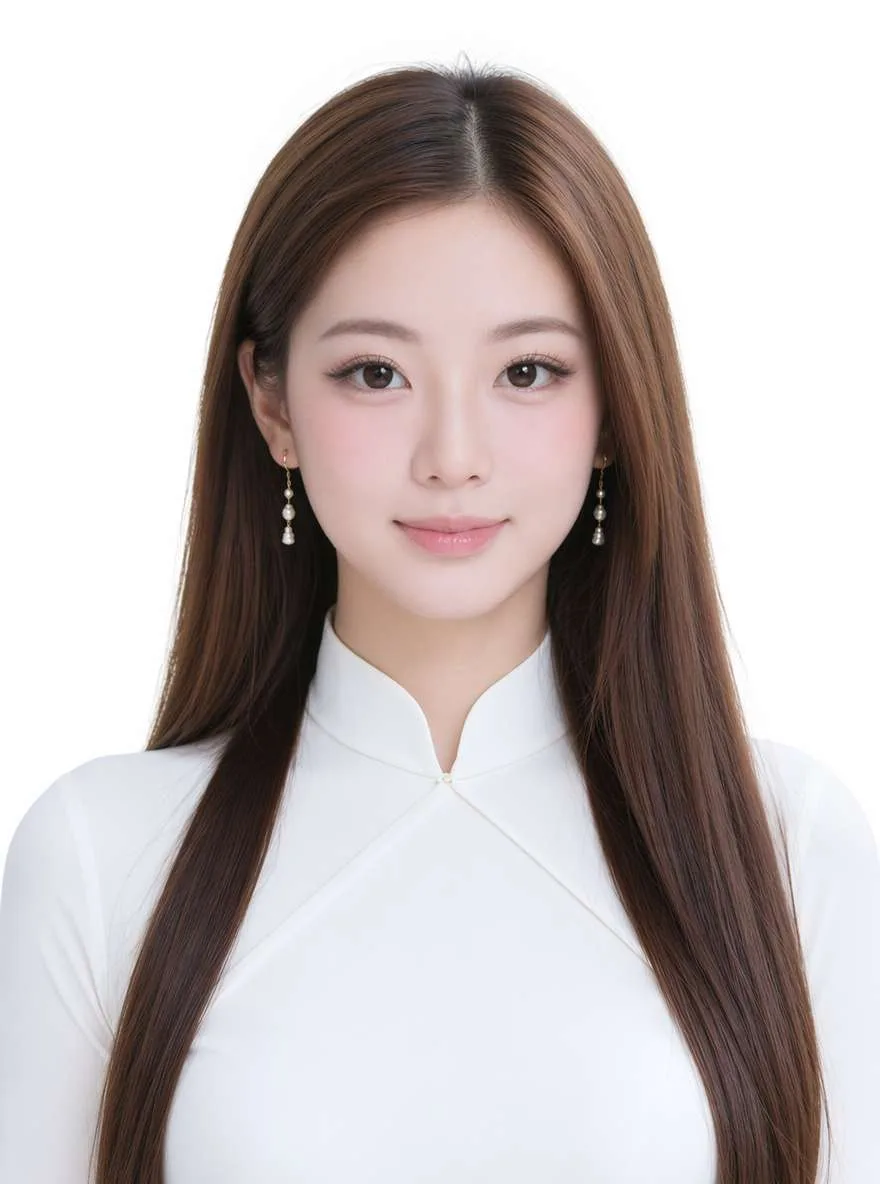Ảnh thẻ AI đẹp trong trẻo 8k