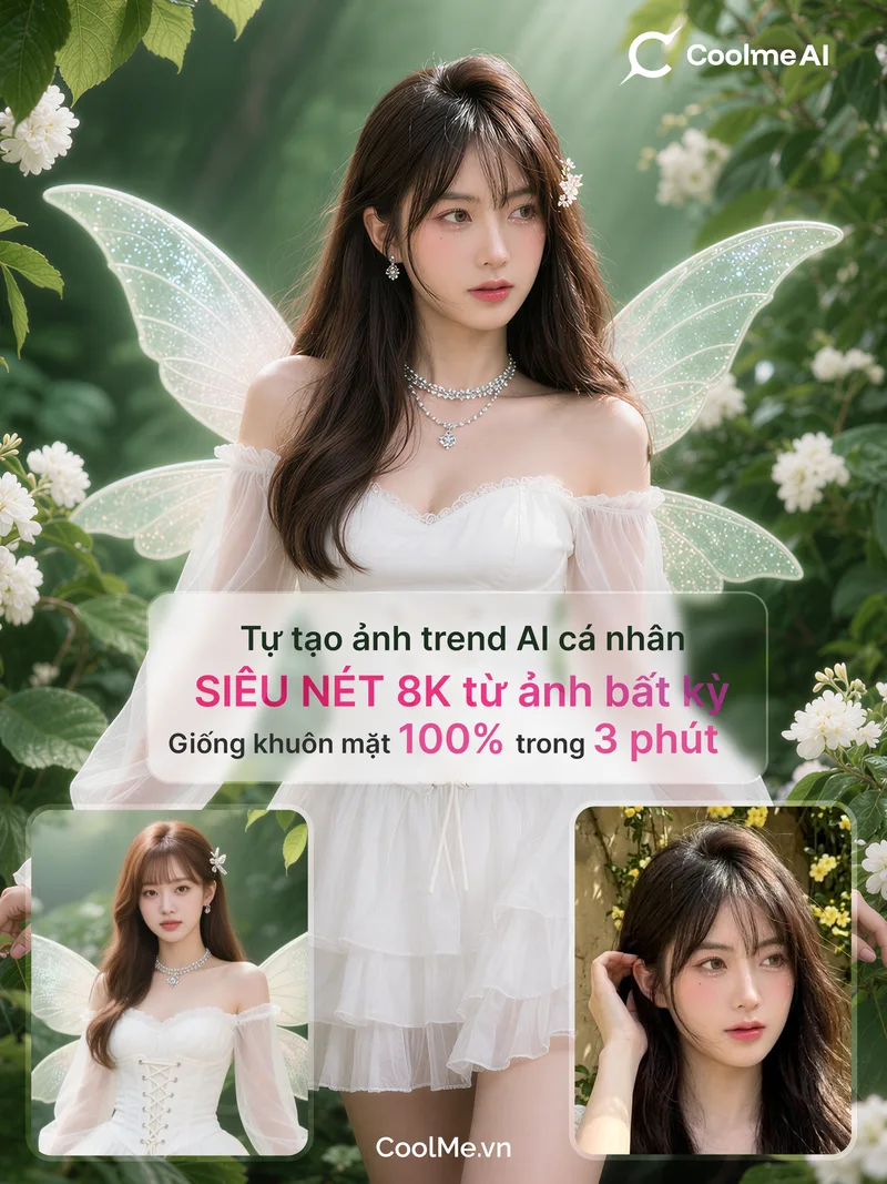 Tạo ảnh cá nhân AI giống ảnh mẫu 100% siêu nét 4k siêu trong trẻo